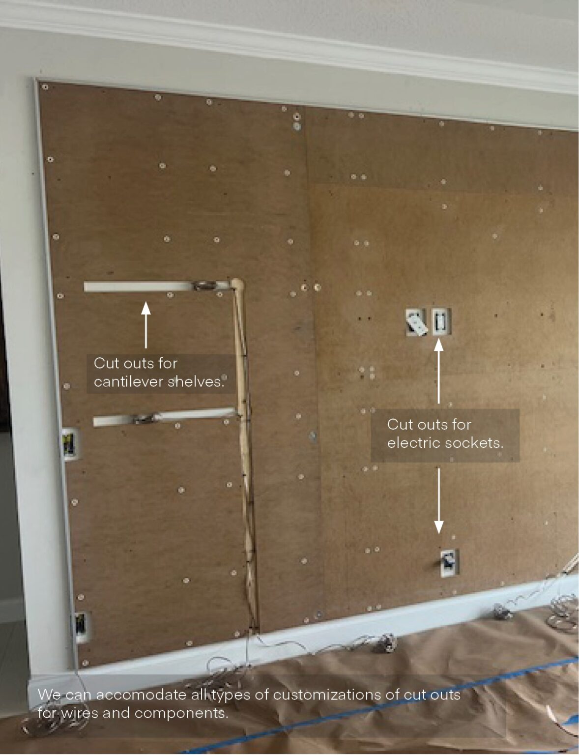 Hanging wall panels with Fastmount panel mounting system - Kinon ...