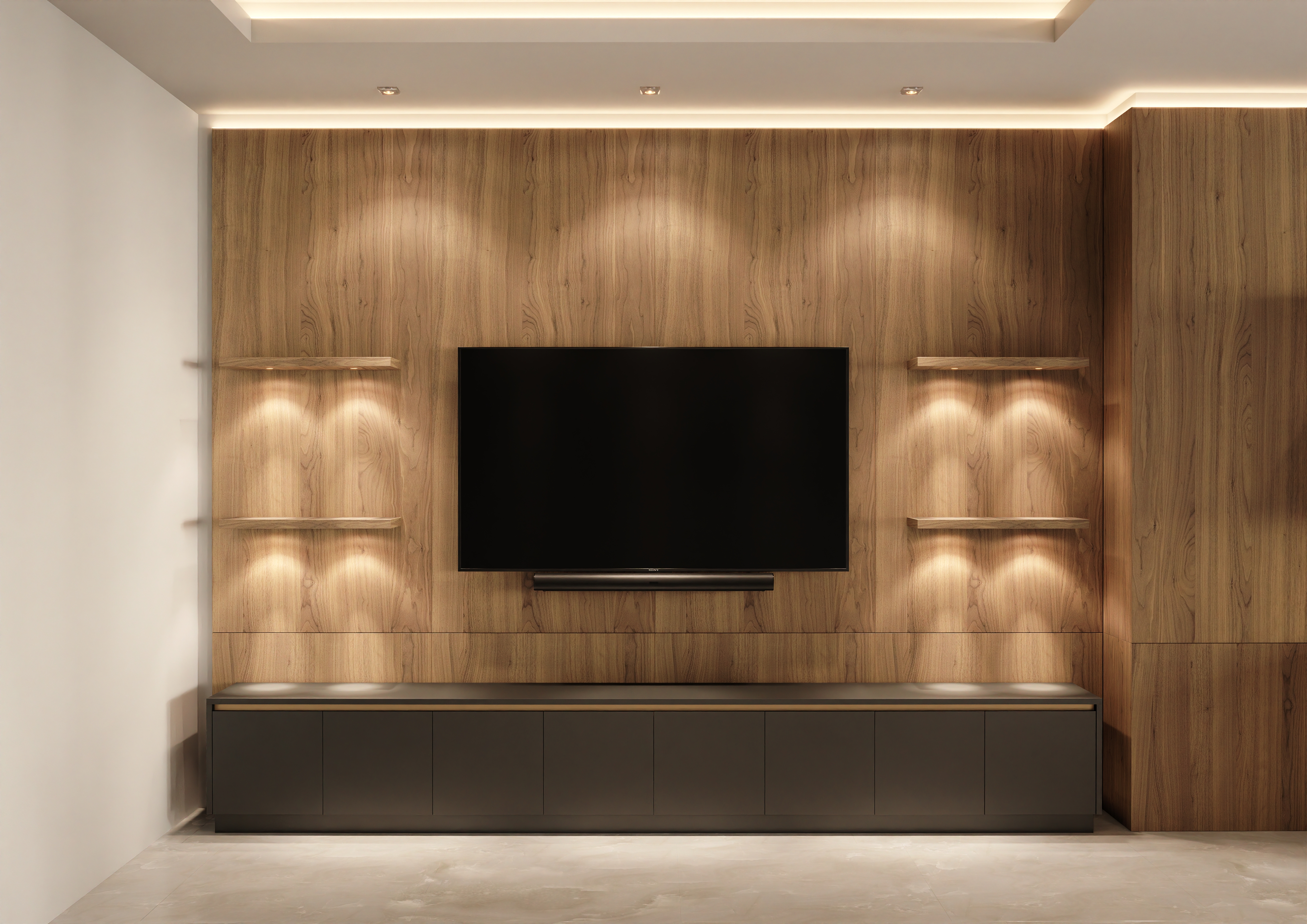 Dahliah TV Wall Unit with Console #02
