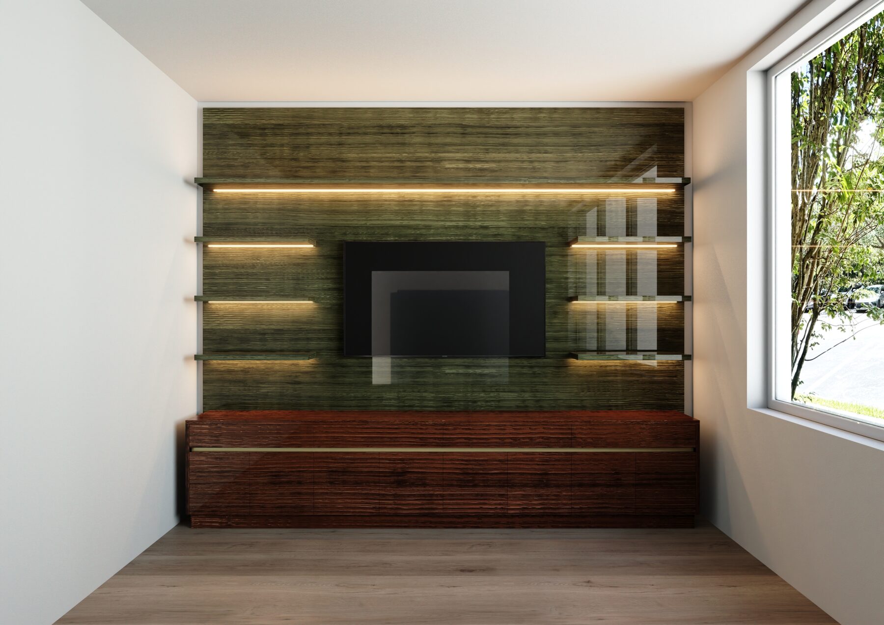 Ryan TV Wall Unit with Console #04