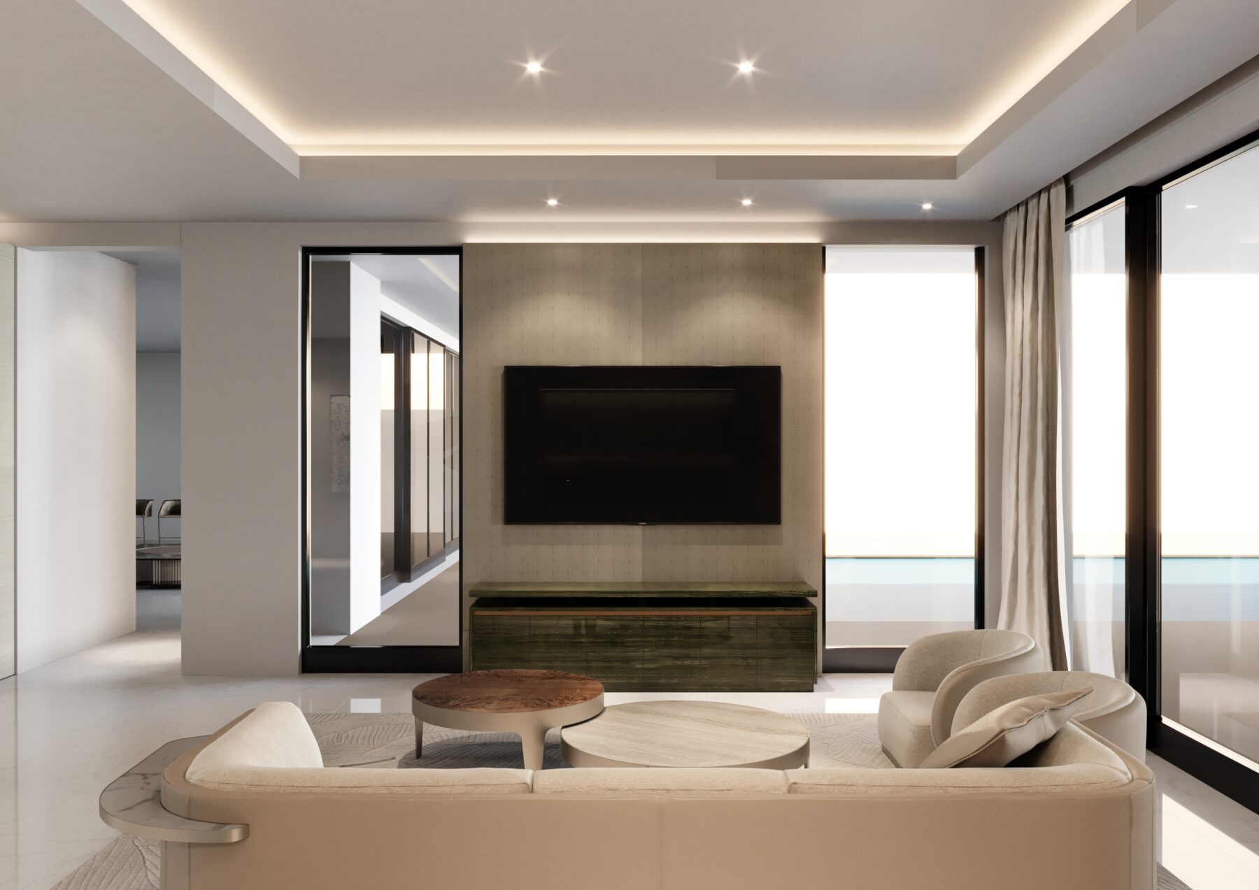 Mary TV wall unit #01